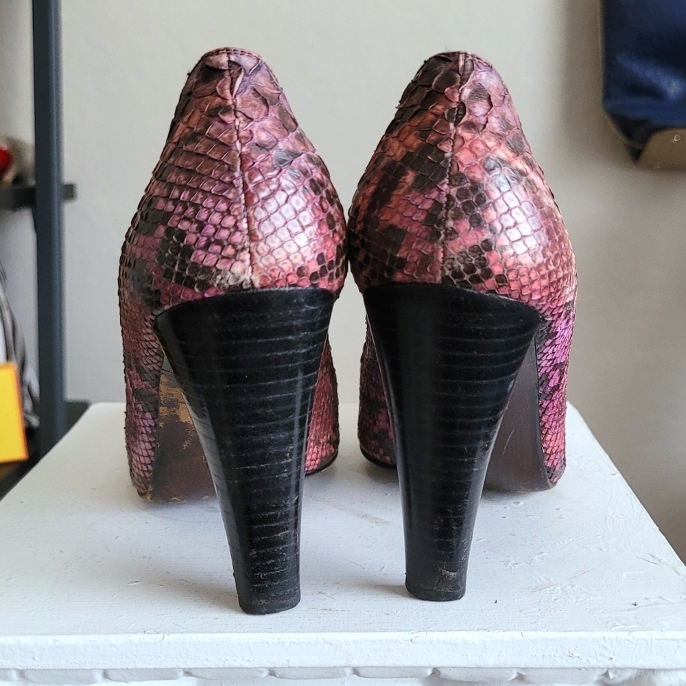 STUART Weitzman Pumps snake heels - Picture 7 of 16